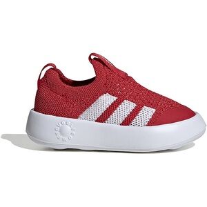 adidas Bubble Comfy Kids Sneakers Red White | Size 9K | Slip-On Shoes | NIB